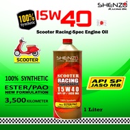 Shenzo 15W40 Scooter Engine Oil 75W90 80W90 Gear Oil Fully Synthetic Motor Oil Modified Scooter 1L Y