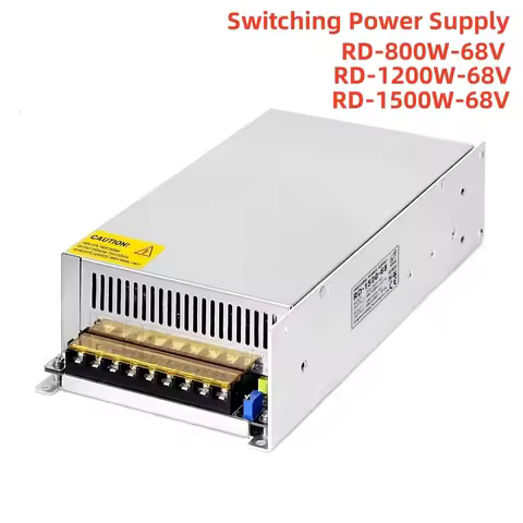 Switching Power Supply 68V 1500W SMPS CNC Adjustable Voltage for RD6018 RD6018W RD6012 RD6012W RD600