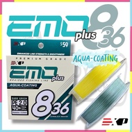 2025 EMO PLUS 836 BRAIDED LINE 150M AQUA COATING TALI BENANG FISHING LINE EMO 836