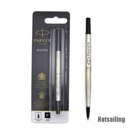 [Hotsailing] Parker quink roller ball rollerball pen refill black ink medium nib