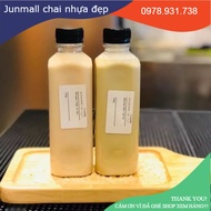 500ml fi28 Square Milk Tea Plastic Bottle