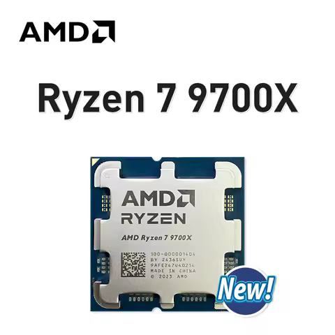AMD Ryzen 7 9700X 3.8GHz 8-Core 16-Thread 4NM R7 9700X Socket AM5 L3=32M Processor 65W DDR5 New No F
