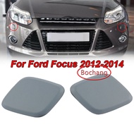 1 Pair Gray Plastic Headlight Washer Jet Cap Cover For Ford Focus 2012-2014 Ford Focus