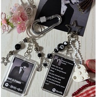 Keychain Sombr Back to Friends Lyrik Barcode Spotify