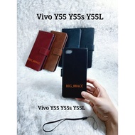 Flip Cover Flip Case Vivo Y55 Y55s 1610 Y55L Y55A Leather Wallet Case
