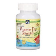 Nordic Vitamin D3 Kids 400iu 60 Gummies, Kids Vitamin D3