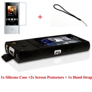 Silicone Gel Skin Case for Sony Walkman NWZ ZX100 NW-ZX100 Rubber Cover Screen Protector Hand Strap