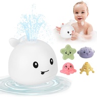 Water Toys Baby Toys 6-12-18 Months Old Children Luminous Whale Bath Toys Water Sprinklers, Bath Toy