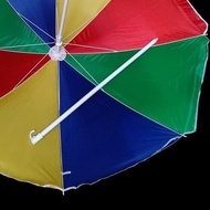 TENDA Rainbow beach umbrella garden cafe tent street vendor sales stall - 180 cm Parasol Tent Umbrel