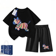 Big Boy Short-Sleeved Top Boy Short-Sleeved T-Shirt Boy Short-Sleeved T-Shirt Handsome Children Boy 