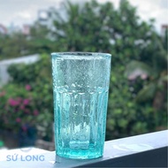Legendary Hanoi draft beer cup, glass foam beer cup