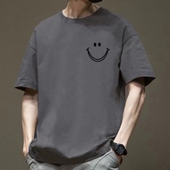 round neck t shirt man summer casual korean style man t shirt for men Clothes short sleeve loose thi