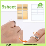 5 Sheets Oversized Ring Stopper Shrinking Loose Ring Stopper Anti-Slip Oversized Ring Stopper