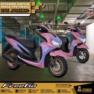 PROMO STICKER Decal Yamaha Freego Mio Gravis  All Tipe Stiker Hayabusa Bunglon Custom Polet