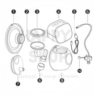 Ready stock handsfree pump spare part supermama Oem milky milkee MaFaBabe  YikooBaby Oidire Yomom/Mo