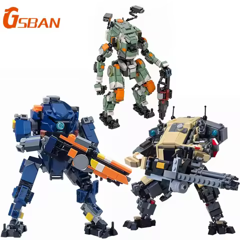 GSBAN Creative Mecha Game Titanfallsed 2 BT-7274 Vanguard-class Titan Robots Bricks Building Blocks 