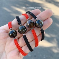 Lucky Pietersite CNY feng shui strap bracelet Sam Gems storm