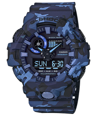 Đồng Hồ Nam Dây Nhựa Casio G-SHOCK GA-700CM-2A Blue Camo | GA-700CM-2ADR