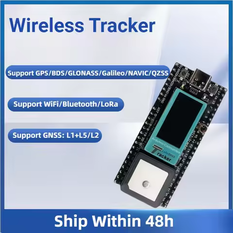 Meshtastic Heltec Wireless Tracker Wi-Fi Bluetooth GPS Tracker ESP32 LoRa for Vehicle Bike Kids Pet 