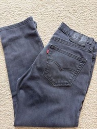 二手 美國購買 Levis Levi‘s 541 Jeans Red 黑牌 彈性 修身 Slim 黑色牛仔褲  W32 x L30