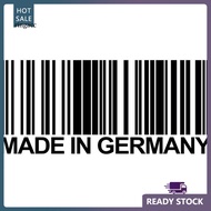RGA  156 x 68cm MADE IN GERMANY Bar Code Cool Vinyl Decal Car Sticker Accessories