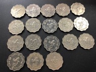 1984年2蚊英文王硬幣