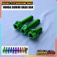 REAL TITANIUM GR5 HONDA GIORNO GRAB BAR BOLTS SET GR5 Titanium