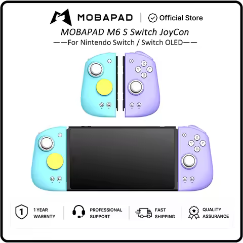 Mobapad M6 S Controller Joypad for Nintendo Switch/Switch OLED Hall Joystick Bluetooth Gamepad Acces