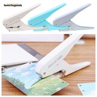 FAVORITEGOODS Hole Punch|Labor-saving Single Hole Single Hole Puncher, Portable Loose-leaf Binding T