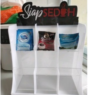 Acrylic Coffee Display Rack Ready to Brew Contains 9 Boxes