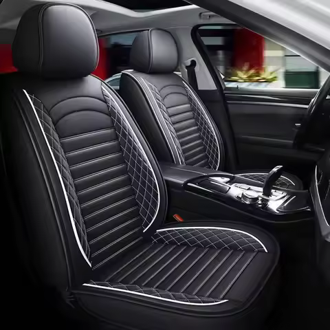 Universal Leather Car Seat Cover for Nissan Qashqai j10 Almera n16 Note X-Trail t31 Leaf Patrol y61 