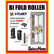 VITALLY Bi Fold Door Roller Accessories. Bi-Fold Door Roller or Stopper Clip. Folding Door Roller Re