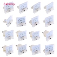 [Lohobby] Analog Current Panel, Amp Ammeter  Meter,  Circuit Measurement  (DC 0-1mA To 0-20A)
