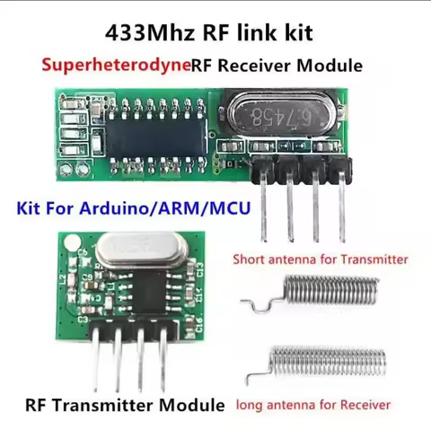 Transmitter Receiving Module 433.92MHz Antennas RF Receiver RX470-4 Receiving Module Remote Control 
