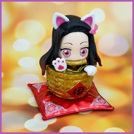 ◰ ▬ ✲ Shipping from Manila Demon Slayer Nezuko Cosplay Lucky Cat Morax Lumine Keqing Xiao Anime Fig