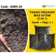 GMN-20 5KG+/- Tanah Organik Mas Hitam 5 Dalam 1 / 5in1 Bio Organic Soil