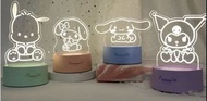 Sanrio 角色造型小夜燈 usb PC狗 Pochacco，My melody，肉桂狗cinnamoroll，可羅米kuromi