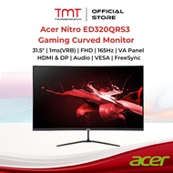 Acer Nitro ED320QRS3 31.5" Gaming Curved Monitor | 1ms(VRB) | FHD | 165Hz | VA Panel | HDMI & DP | A