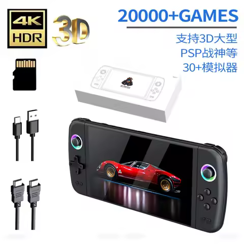 New M27 Large Screen Handheld Game Console Portable Arcade HD Retro Vintage TV Connect Home Gaming P
