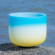 Hye-eun 6inch/7inch/8inch Frosted Quartz Crystal Singing Bowl 432hz/440hz for Sound Healing