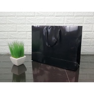 Glossy Black Paper Bag Size 41 x 12 x 31 cm