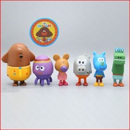 SQ5 6pcs Hey Duggee Action Figure Model Dolls Toys For Kid Home Decor Ornament Gift For Kids Collect