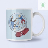 Snowy Globe Tintin Adventures Mug