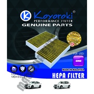 "PM2.5+CARBON HEPA" BMW X3(F25) X4(F26) CABIN FILTER RBM-17212-C 64 11 9 237 159