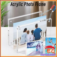 SG Acrylic Transparent Photo Frame Magnetic Picture Stand Decoration 4R/6R/8R Thickness 10+10MM
