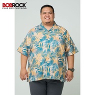 BOBROCK Plus Size Hawaii Shirt Bahamas Davy Relaxed Fit Short Sleeve