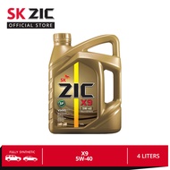 SK ZIC X9 5W-40 4 Liters Fully Synthetic High Performance Engine Oil