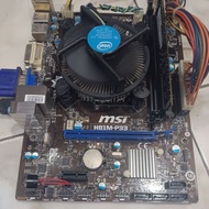msi H81m-p33 motherboard free i3 4160 processor + fan + 4gb DDR3 ram