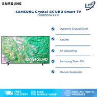 SAMSUNG 55/65/75 Crystal 4K UHD Smart TV UA55DU8000KXXM/UA65DU8000KXXM/UA75DU8000KXXM | AirSlim | 4K