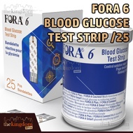 fora 6 plus alat cek gula kolesterol asam urat hemoglobin hb ketone - strip gula plastik